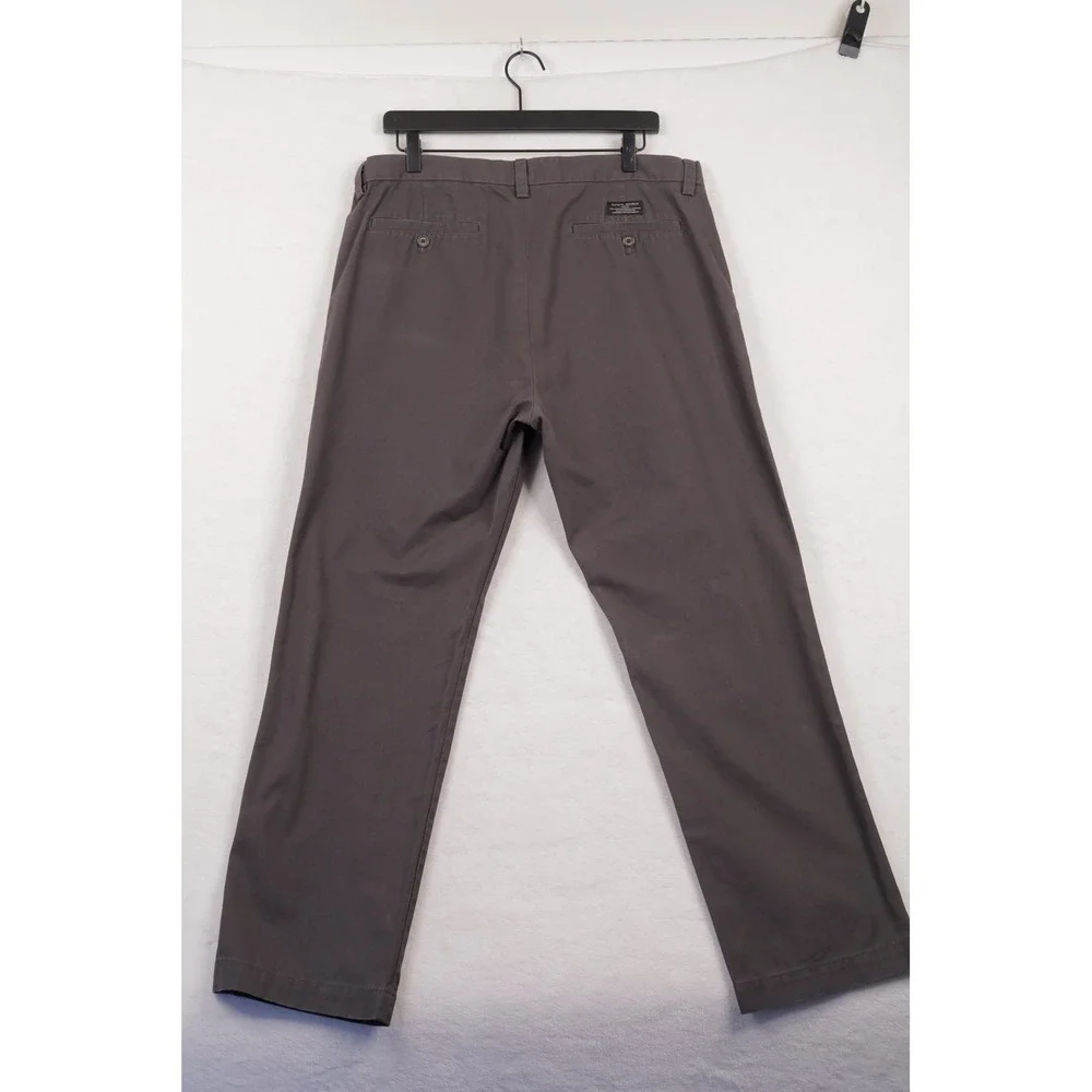 BANANA REPUBLIC Emerson Chino Pants Straight Leg Casual Trousers Brown Sz‎ 36x31